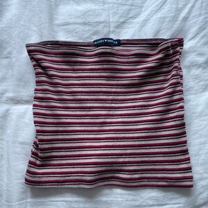 brandy melville striped tube top